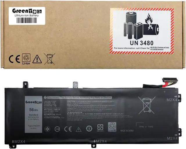 Main image of GREENTECH V0GMT BATTERY FOR DELL G7 17 7700 VOSTRO 7500 11.4V 56WHR NYD3W TJDRR