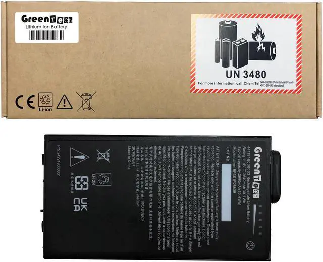 Main image of GREENTECH GBM3X7 BATTERY GETAC F110 11.4V 30WHR 4411918000003 242918000001 BP3S1P2160-S 242857100001 BP3S1P2680B