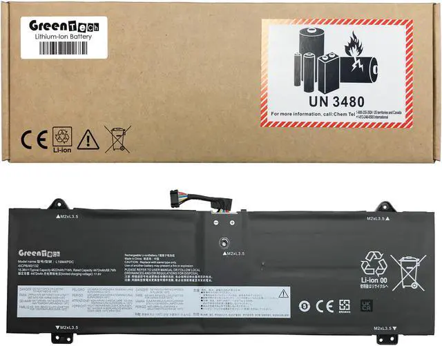 Main image of GREENTECH L19C4PDC BATTERY FOR LENOVO YOGA 7-14ITL5 7-15ITL5 15.36V 71WHR L19M4PDC 5B10Z26479 5B10Z26485 SB10Z26481 SB10Z26486