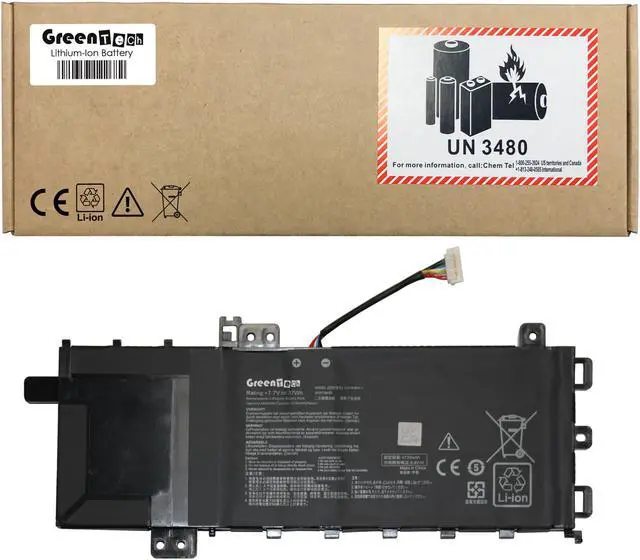 Main image of GREENTECH C21N1818-1 BATTERY FOR ASUS VIVOBOOK F512 R564 A512 K512 S51D 37WH 0B200-03280800