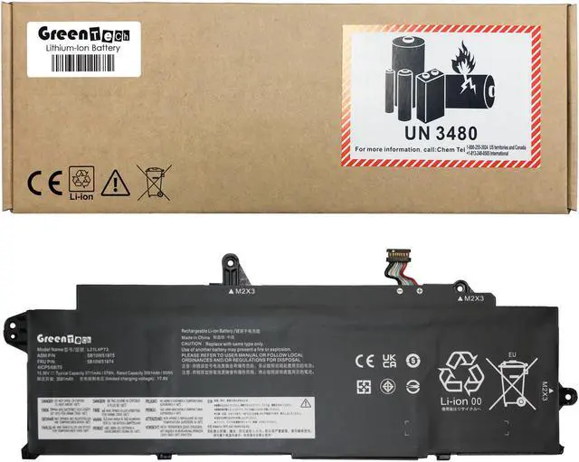 Main image of GREENTECH L21L4P73 5B10W51875 BATTERY FOR LENOVO THINKPAD T14s GEN 3 4 15.36V 57WHR 5B10W51876 L21B4P71 L21M4P75 SB10W51975