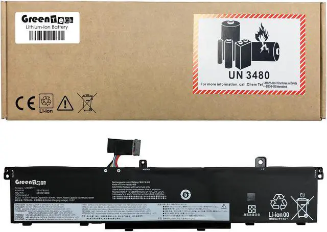 Main image of GREENTECH L19C6P71 5B10W13958 BATTERY LENOVO THINKPAD P15 P17 T15G GEN 1 GEN 2 92WHR SB10T83201 L19L6P71