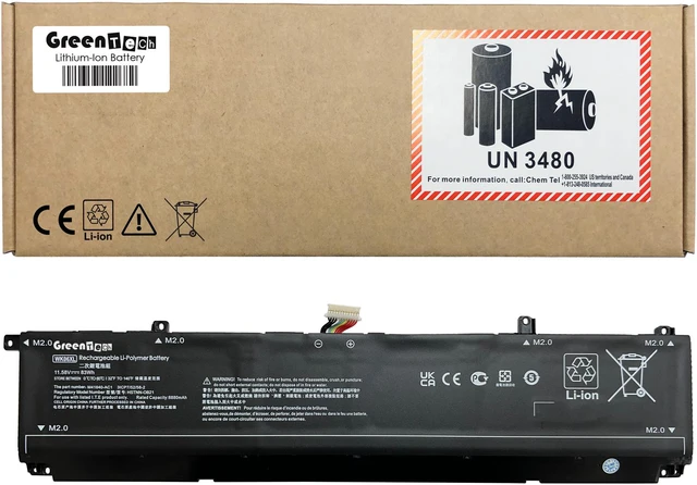 Main image of GREENTECH WK06XL BATTERY FOR HP OMEN 16 OMEN 17 VICTUS 16 11.58V 83WH M41711-005 HSTNN-OB2I M41640-AC1 WK06083XL-PL