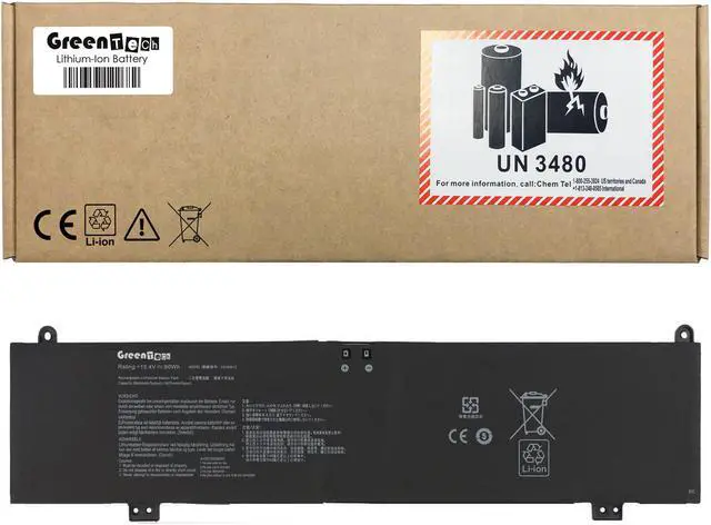 Main image of GREENTECH C41N2013 BATTERY FOR ASUS ROG STRIX G513 STRIX G17 G713 ZEPHYRUS GA503 ZEPHYRUS GX703 PROART STUDIOBOOK 16 STUDIOBOOK PRO 16 OLED 90WHR C41N2013-1 0B200-03880000