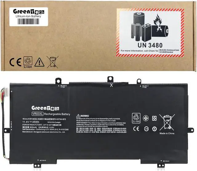 Main image of GREENTECH VR03XL 816238-850 BATTERY FOR HP ENVY 13-D 13-d007TU 13-d042TU 13-d102TU 45WHR 816497-1C1 HSTNN-IB7E TPN-C120