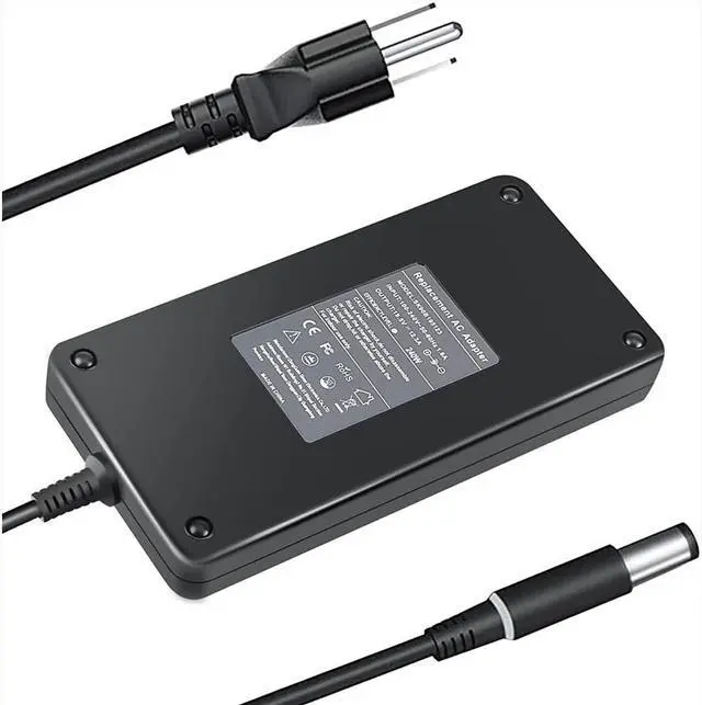 Alt view image 2 of 3 - GREENTECH 240W AC ADAPTER COMPATIBLE WITH DELL PRECISION M6500 M6800 XPS 17 L702X ALIENWARE M17X M18X LAPTOPS PA-9E GA240PE1-00 ADP-240AB SLIM ADAPTER