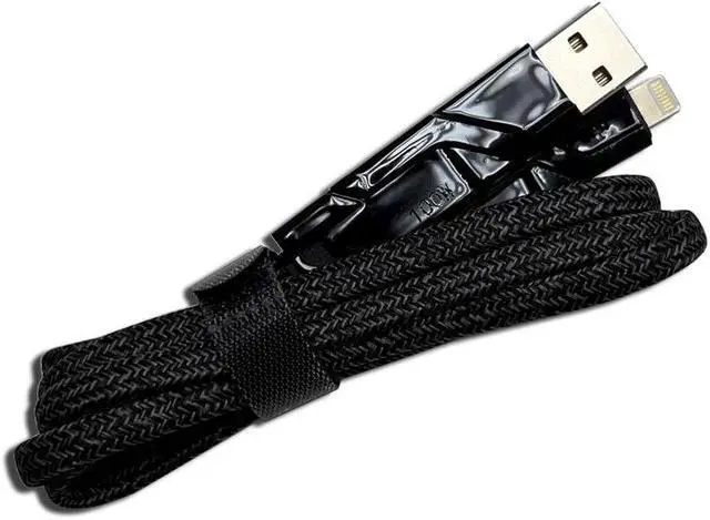 Alt view image 2 of 4 - GREENTECH 4-IN-1 CABLE USB-C (3FT) 100W USB-C CHARGER CABLE WITH HOOK LOOP FASTENER COMPATIBLE WITH MACBOOK, IPAD, IPHONE, GALAXY, SWITCH (BLACK VERSION)