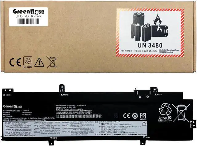 Main image of GREENTECH L21L4P71 BATTERY FOR LENOVO THINKPAD T14 GEN 3, THINKPAD P14S GEN 3 52WHR L21C4P71 L21M4P71 SB10W51965 5B10W51864 SB11M89829 5B10W51899