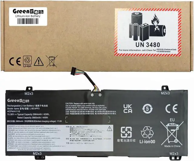 Main image of GREENTECH L18C4PF3 BATTERY FOR LENOVO IDEAPAD C340-14API C340-14IWL C340-14IML S540-14API S540-14IWL 45WH 5B10T09077 L18C4PF4 L18M4PF3 L18M4PF4