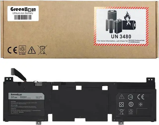 Main image of GREENTECH 3V806 BATTERY FOR ALIENWARE 13 R2, ALIENWARE ECHO 13, ALIENWARE QHD, ALW13ED-1508, ALW13ED-1708, ALW13ED-1808 51WHR 3V806, 62N2T, 2VMGK, N1WM4
