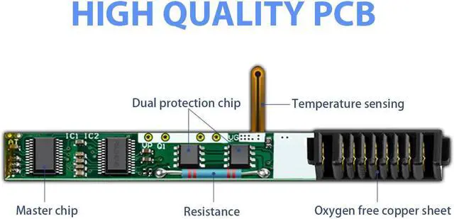 Alt view image 4 of 4 - GREENTECH BP1S2P4240L BATTERY FOR GETAC ZX70 G2 ZX70-EX ZX70 FULL RUGGED 3.8V 33WHR 441879100003 441879100012