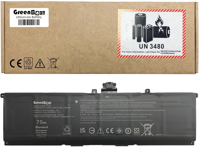 GREENTECH GT83D BATTERY FOR DELL XPS 9440 XPS9440-7134SLV-PUS 11.7 
