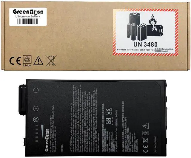Main image of GREENTECH BP3S1P2100S-02 GBM3X6 BATTERY FOR GETAC B360 11.1V 24WH 441901000001 3ICP7/38/65 24290100001