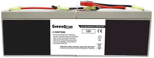Alt view image 2 of 4 - GREENTECH COMPATIBLE RBC18 12V BATTERY FOR APC BAY450, PS250, PS250I, PS450, PS450I, SC250RM1U, SC250RMI1U, SC450R1X542, SC450RM1U, SC450RMI1U, SU5005 REPLACES RBC18, BATTERY CARTRIDGE 18