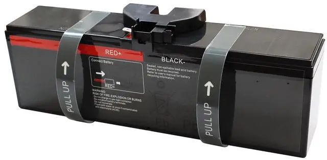 Main image of GREENTECH REPLACEMENT APCRBC161 BATTERY CARTRIDGE #161 FOR APC BN1500M2, BN1500M2-CA, BR1350MS, BR1350MS-TW, BR1500M2-LM, BR1200SI, APCRBC161, RBC161 - 24V 7AH