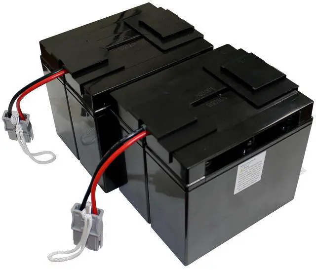Alt view image 2 of 4 - GREENTECH COMPATIBLE RBC55 24VDC SLA BATTERY FOR APC SMART-UPS SMT2200C, SMT2200CUS, SMT2200US, SMT3000C, SMT3000CUS, SUA5000RMT5U, SUA3000UXI, SUA48XLBP REPLACES BATTERY CARTRIDGE #55 SLA55 RBC55