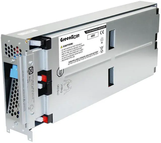 Main image of GREENTECH COMPATIBLE APCRBC151 SLA BATTERY FOR APC SMART-UPS C 3000VA Rack mount LCD 230V SMC3000RMI2U - 48VDC REPLACES APCRBC151 Battery Cartridge #151 RBC151