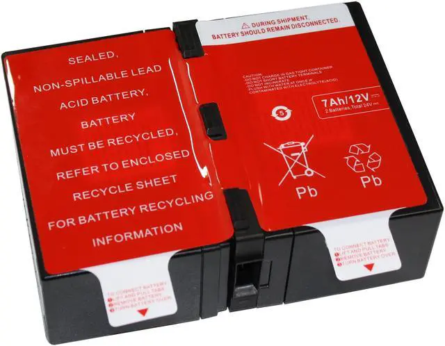 Alt view image 2 of 4 - GREENTECH COMPATIBLE APCRBC165-24V SLA BATTERY FOR APC Back-UPS Pro BR1300MI, Back UPS Pro 1300, Back UPS Pro BR 1300VA 24V 7AH REPLACES RBC165 Battery Cartridge #165 APCRBC165
