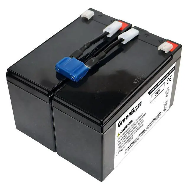 Alt view image 4 of 4 - GREENTECH COMPATIBLE RB1270X2E SLA BATTERY FOR CYBERPOWER UPS M550L - 24VDC (12V, 7AH X2)