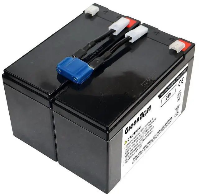 Alt view image 4 of 4 - GREENTECH COMPATIBLE RB1270X2D SLA BATTERY FOR CYBERPOWER PFC SINEWAVE OR750PFCLCD UPS - 24VDC (12V, 7AH X2)