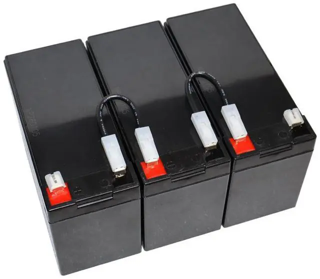 Alt view image 3 of 4 - GREENTECH COMPATIBLE RB1290X3B SLA BATTERY FOR CYBERPOWER UPS M1100XL - 36VDC (12V, 9AH X 3)