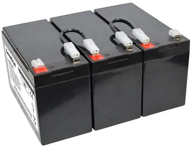 Alt view image 4 of 4 - GREENTECH COMPATIBLE RB1290X3B SLA BATTERY FOR CYBERPOWER UPS M1100XL - 36VDC (12V, 9AH X 3)