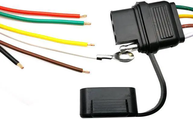 Alt view image 6 of 7 - CARROFIX Powered 3-to-2-Wire Trailer Taillight Converter with 60" Wiring Harness - LED Compatible Trailer Converter