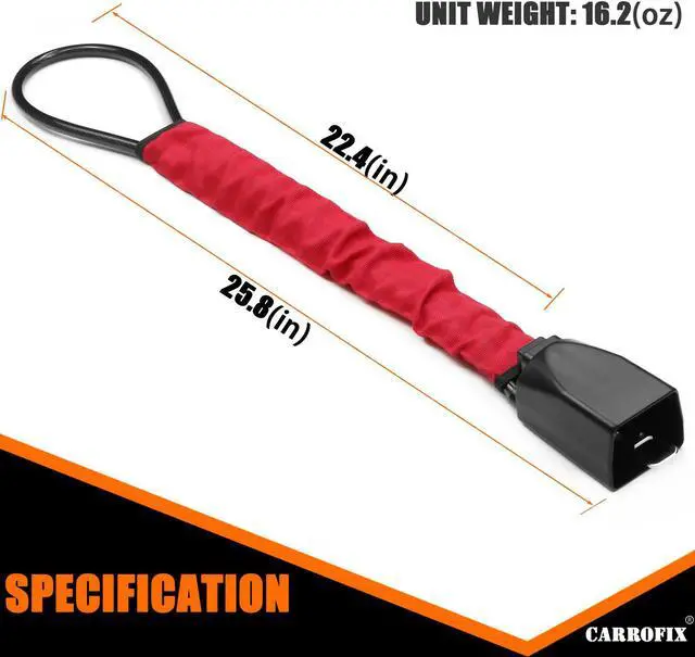 Alt view image 3 of 7 - Heavy Duty Steering Wheel Lock Seat Belt Lock Anti-Theft Vehicle Lock with 2-Key