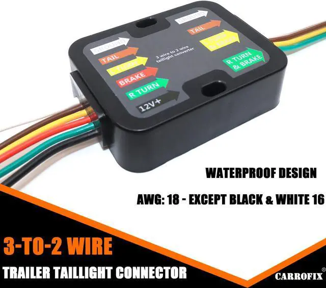 Alt view image 3 of 7 - CARROFIX Vehicle Wiring Harness Kit with 4-Pole Flat Trailer Connector for Select Subaru