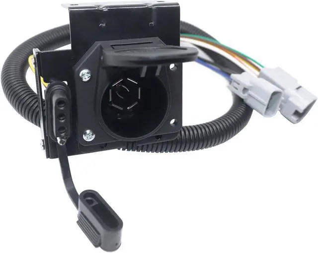 Main image of CARROFIX Multi-Towing 7-Way Blade and 4-Way Flat Vehicle Trailer Connector Wiring Harness Fits for 2007-2013 Toyota Tundra with Factory Tow Package