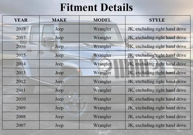 Alt view image 5 of 7 - CARROFIX Custom Fit Towed Vehicle RV Wiring Harness for Flat Towing 2007-2018 Jeep Wrangler JK - 58903 Taillight Wiring Harness Kit