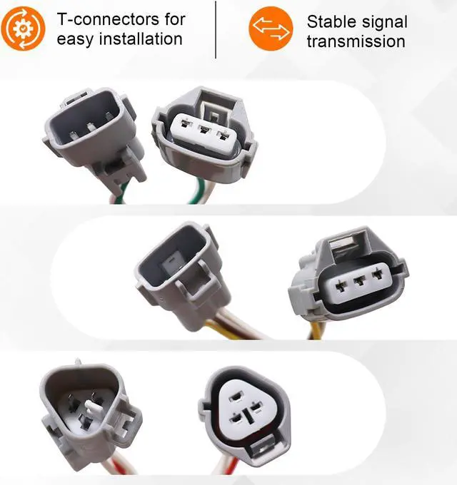 Alt view image 3 of 7 - CARROFIX Custom Fit Vehicle Taillight Wiring Harness with 4-Way Flat Trailer Connector for 2016-2023 Toyota Tacoma