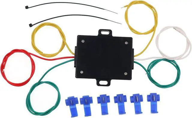 Alt view image 2 of 7 - CARROFIX LED Compatible 2 Wire to 3 Wire Trailer Tail Light Converter Electrical Adapter