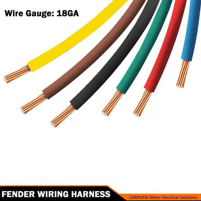 Alt view image 6 of 7 - CARROFIX Replacement 2120-1060 Harley Rear Tail Light Fender Wiring Harness Plug-N-Play NRFH-01