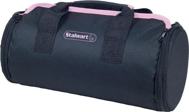 Alt view image 2 of 4 - Household Hand Tools, 86 Piece Tool Set With Roll-Up Bag by Stalwart, (Hammer, Wrench Set, Screwdriver Set, Pliers) - Great for the Home or Car - Pink