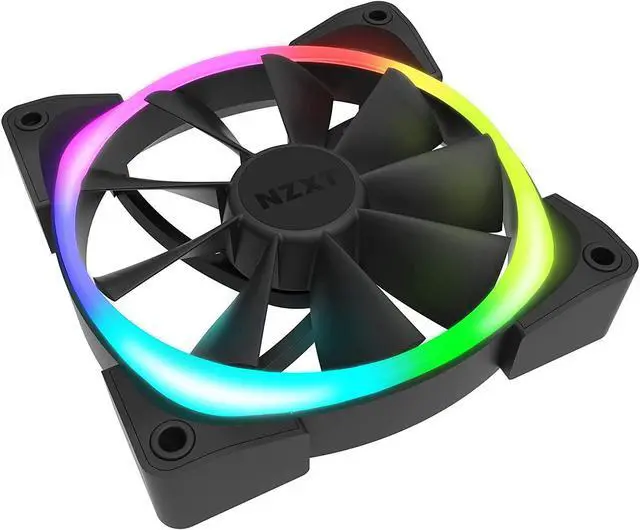 Alt view image 17 of 20 - NZXT AER RGB 2 - 120mm - RGB LED - Fluid Dynamic Bearing - PWM Fan for Hue 2 - Single