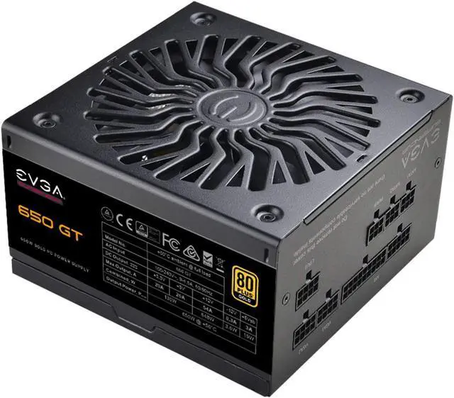 Alt view image 12 of 15 - EVGA SuperNOVA 650 GT, 80 Plus Gold 650W, Fully Modular, Auto Eco Mode with FDB Fan, 100% Japanese Capacitors, 7 Year Warranty, Includes Power ON Self Tester, Compact 150mm Size, 220-GT-0650-Y1