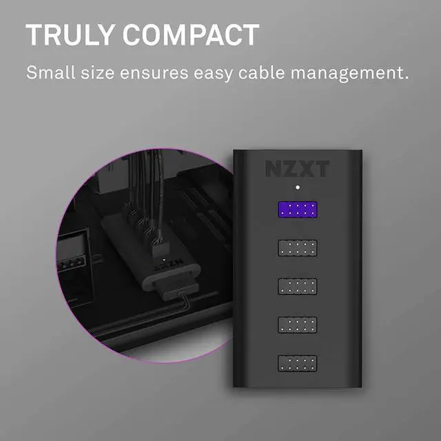 Alt view image 9 of 11 - NZXT AC-IUSBH-M3 Internal USB Hub (Gen 3)