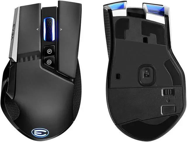 Alt view image 12 of 17 - EVGA X20 Gaming Mouse, Wireless, Black, Customizable, 16,000 DPI, 5 Profiles, 10 Buttons, Ergonomic 903-T1-20BK-KR