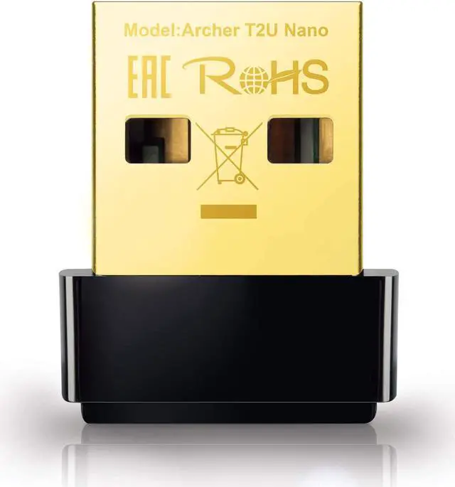 Alt view image 4 of 7 - TP-Link Mini - AC600 USB 2.0 Wifi Adapter | 2.4G/5G Dual Band Wireless Network Adapter for PC Desktop | Mini Travel Size | Supports Windows 10, 8.1, 8, 7, XP / Mac OS X 10.9-10.13 (Archer T2U Nano)