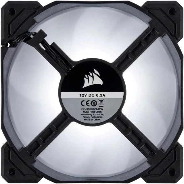 Alt view image 16 of 17 - Corsair AF Series AF120 LED (2018) CO-9050079-WW White LED Case Fan, Single Pack.