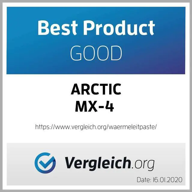 Alt view image 5 of 6 - ARCTIC MX-4 (incl. Spatula, 4 g) - Premium Performance Thermal Paste for all processors (CPU, GPU - PC, PS4, XBOX), very high thermal conductivity, long durability, safe application, non-conductive