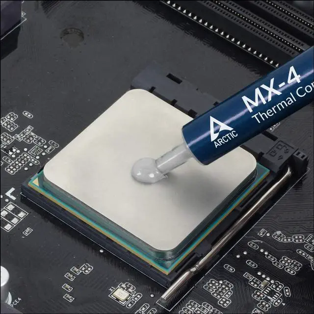 Alt view image 4 of 6 - ARCTIC MX-4 (incl. Spatula, 4 g) - Premium Performance Thermal Paste for all processors (CPU, GPU - PC, PS4, XBOX), very high thermal conductivity, long durability, safe application, non-conductive