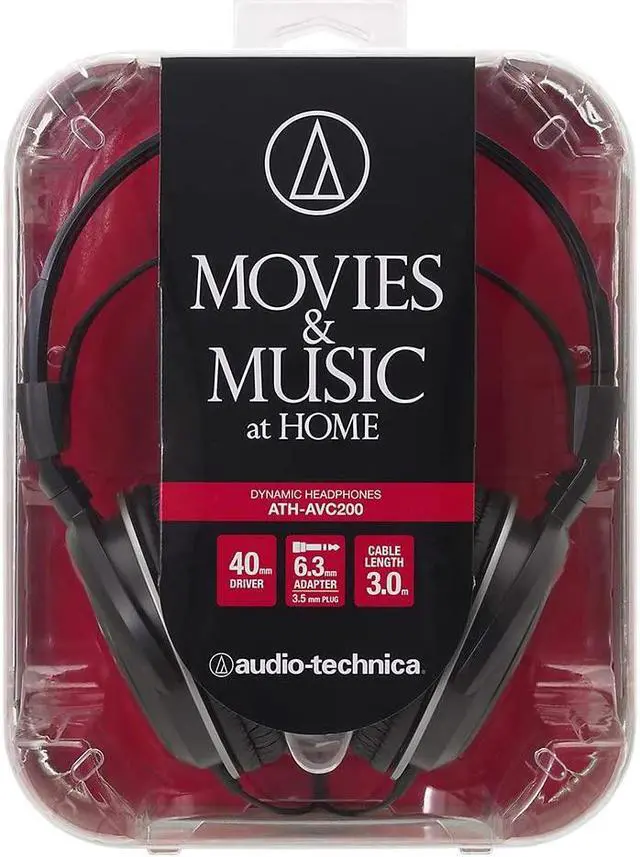 Alt view image 5 of 5 - Audio-Technica SonicPro ATH-AVC200 Dynamic Over-Ear Headphones