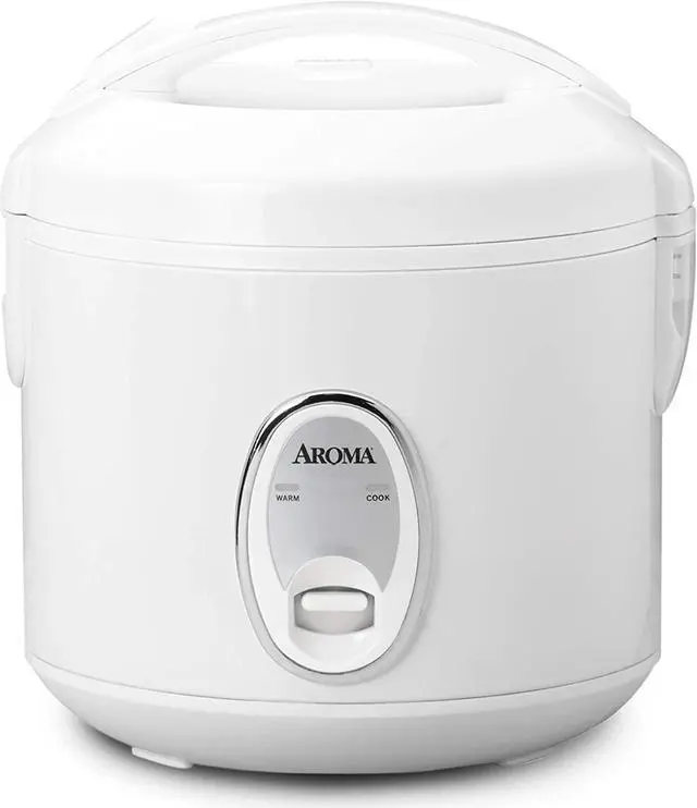 Alt view image 8 of 12 - AROMA ARC-914S 8-Cup (Cooked) Cool-Touch Rice Cooker and Food Steamer, White