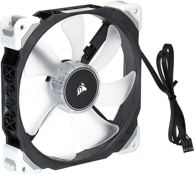 Alt view image 6 of 8 - Corsair ML140 PRO LED CO-9050046-WW 140mm Premium Magnetic Levitation PWM Fan WHITE