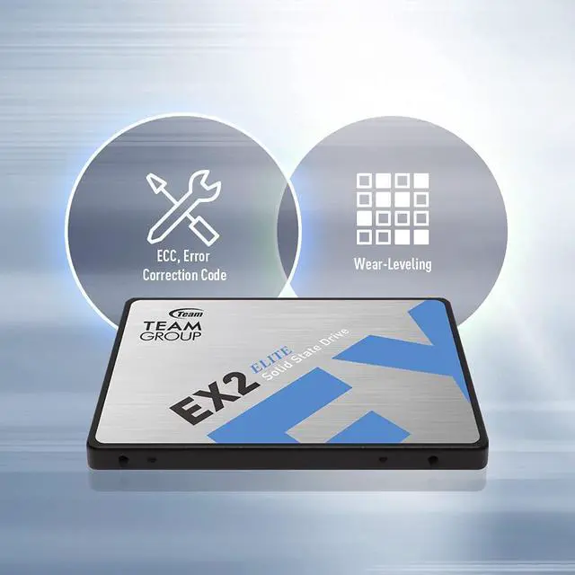 Alt view image 6 of 10 - Team Group EX2 2.5" 512GB SATA III 3D NAND Internal Solid State Drive (SSD) T253E2512G0C101