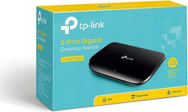 Alt view image 8 of 13 - TP-Link 5 Port Gigabit Ethernet Network Switch | Plug and Play | Desktop or Wall-Mount | Plastic Case Ethernet Splitter | Fanless | Traffic Optimization | Unmanaged (TL-SG1005D)
