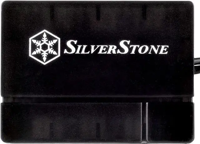 Alt view image 11 of 16 - SilverStone PWM Fan Hub System Cables, Black (CPF04)