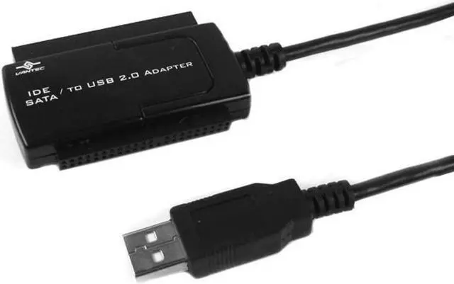 Alt view image 7 of 8 - Vantec 2.5" / 3.5" / 5.25" SATA / IDE to USB 2.0 Adapter - Model CB-ISATAU2